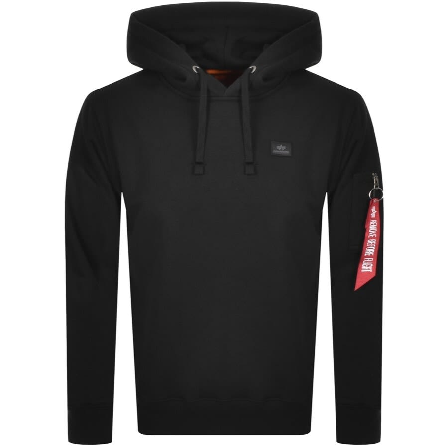 Alternative Image for ProductAlpha Industries X Fit Hoodie Black1