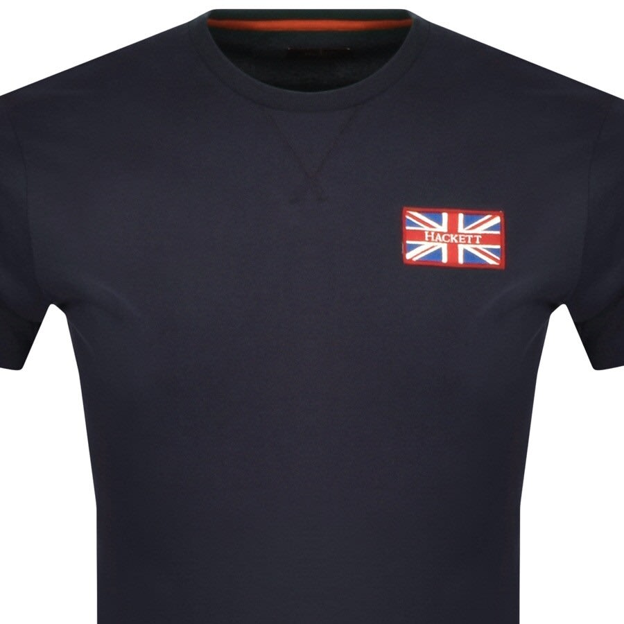 Alternative Image for ProductHackett Badge Logo T Shirt Navy2