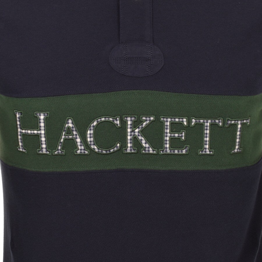 Alternative Image for ProductHackett Chest Panel Polo T Shirt Navy3