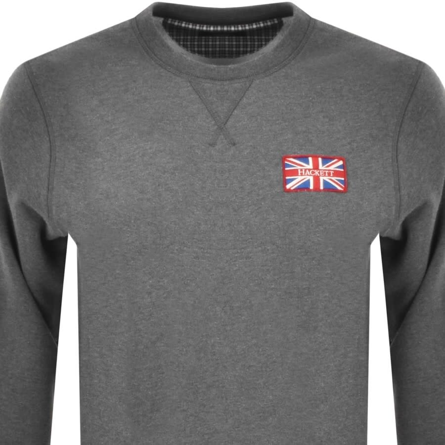 Alternative Image for ProductHackett Crew Neck Sweatshirt Grey2