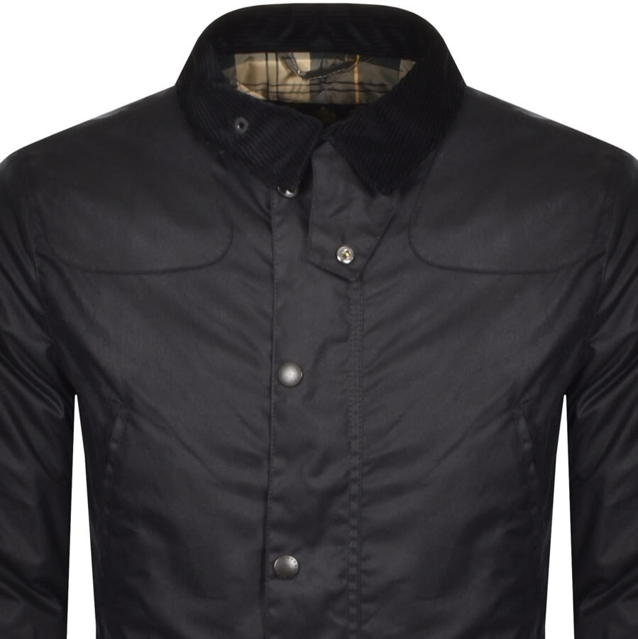 Alternative Image for ProductBarbour Reelin Wax Jacket Navy2