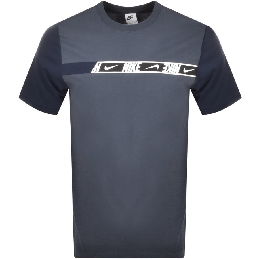 Alternative Image for ProductNike Repeat Logo T Shirt Blue1