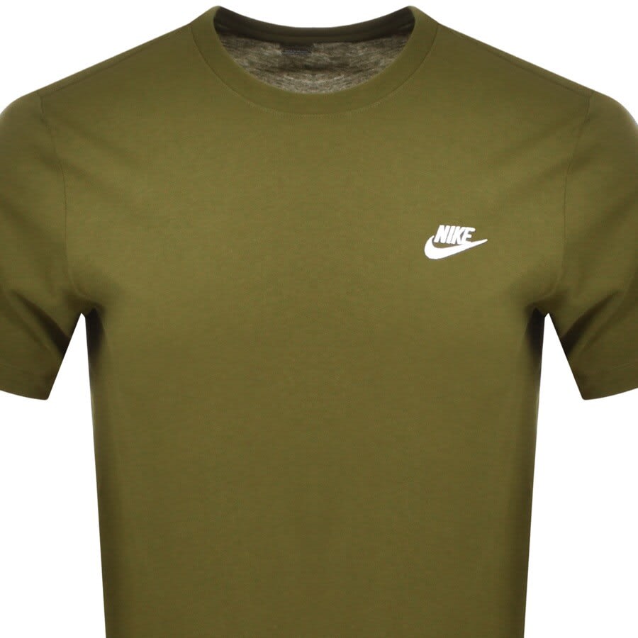 Alternative Image for ProductNike Crew Neck Club T Shirt Green2