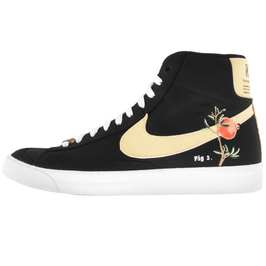 Alternative Image for ProductNike Blazer 77 Mid Floral Trainers White1