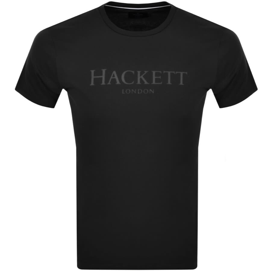 Alternative Image for ProductHackett London Logo T Shirt Black1