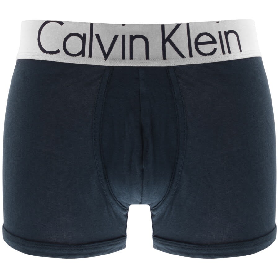 Alternative Image for ProductCalvin Klein Underwear 3 Pack Steel Trunks Blue3