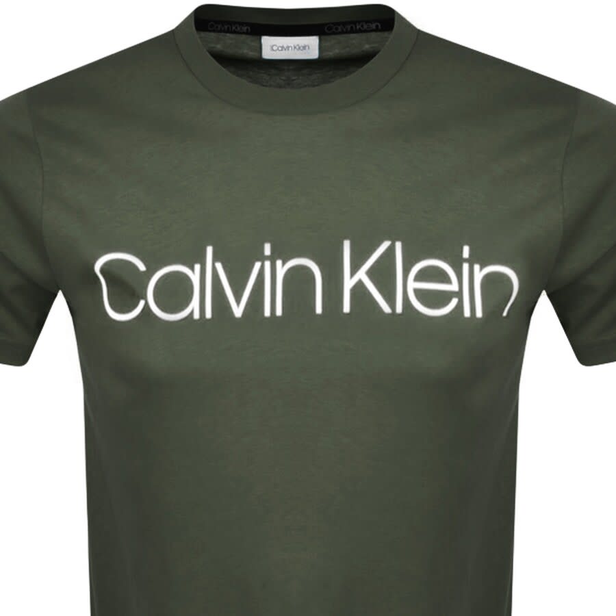 Alternative Image for ProductCalvin Klein Logo T Shirt Khaki2