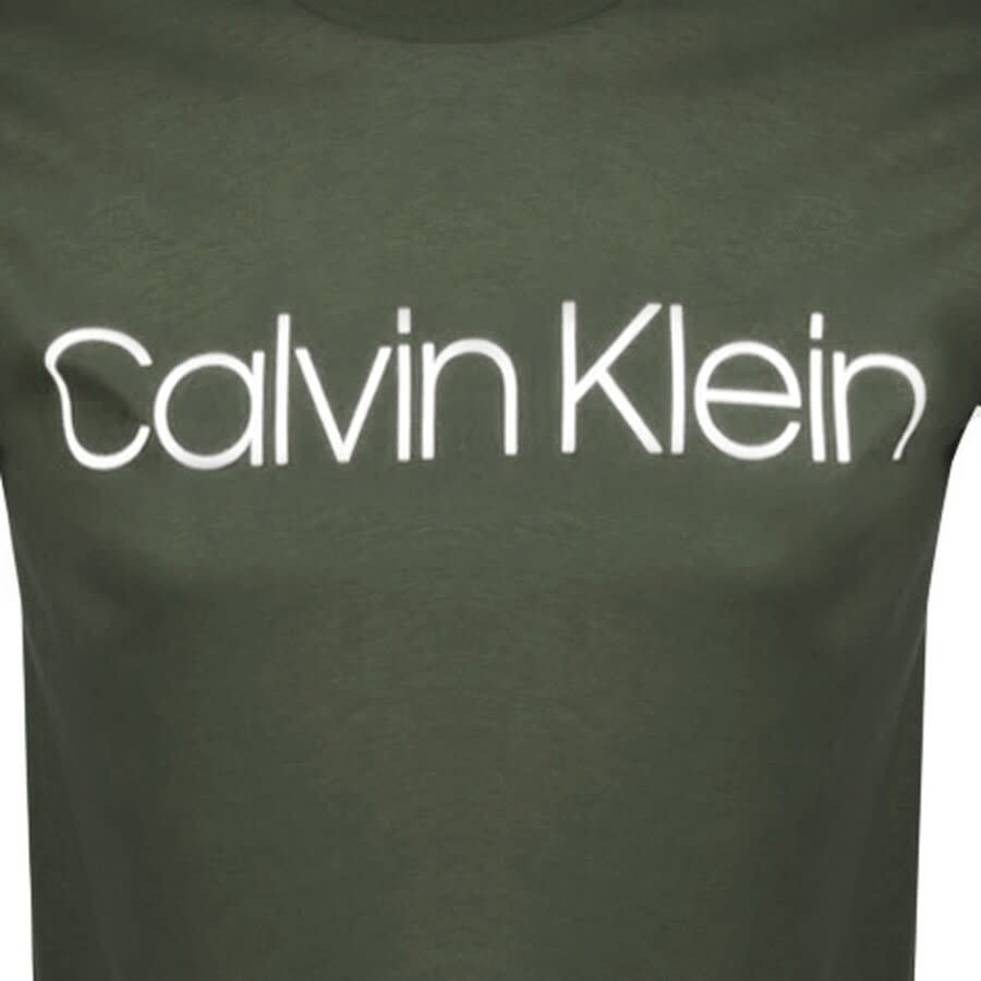 Alternative Image for ProductCalvin Klein Logo T Shirt Khaki3