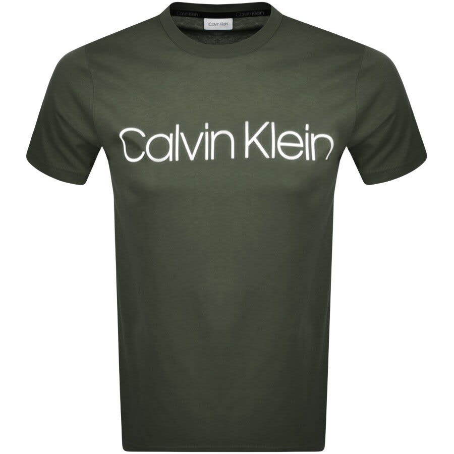 Alternative Image for ProductCalvin Klein Logo T Shirt Khaki1