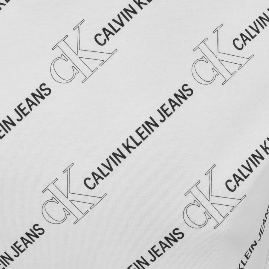 Alternative Image for ProductCalvin Klein Jeans Logo T Shirt White3