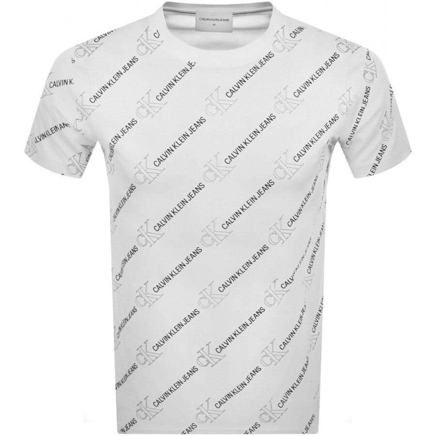 Alternative Image for ProductCalvin Klein Jeans Logo T Shirt White1
