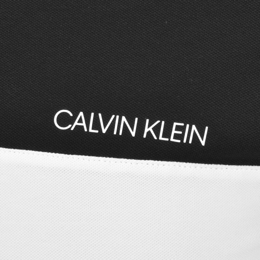 Alternative Image for ProductCalvin Klein Short Sleeved Polo T Shirt Black3