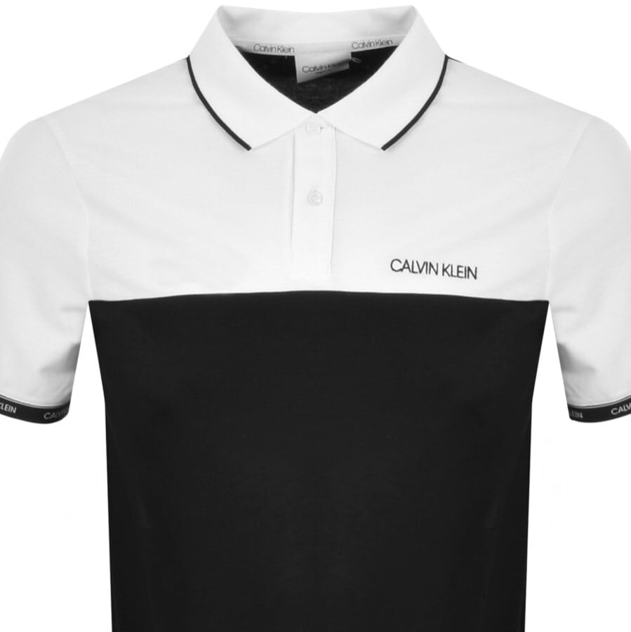 Alternative Image for ProductCalvin Klein Short Sleeved Polo T Shirt White2