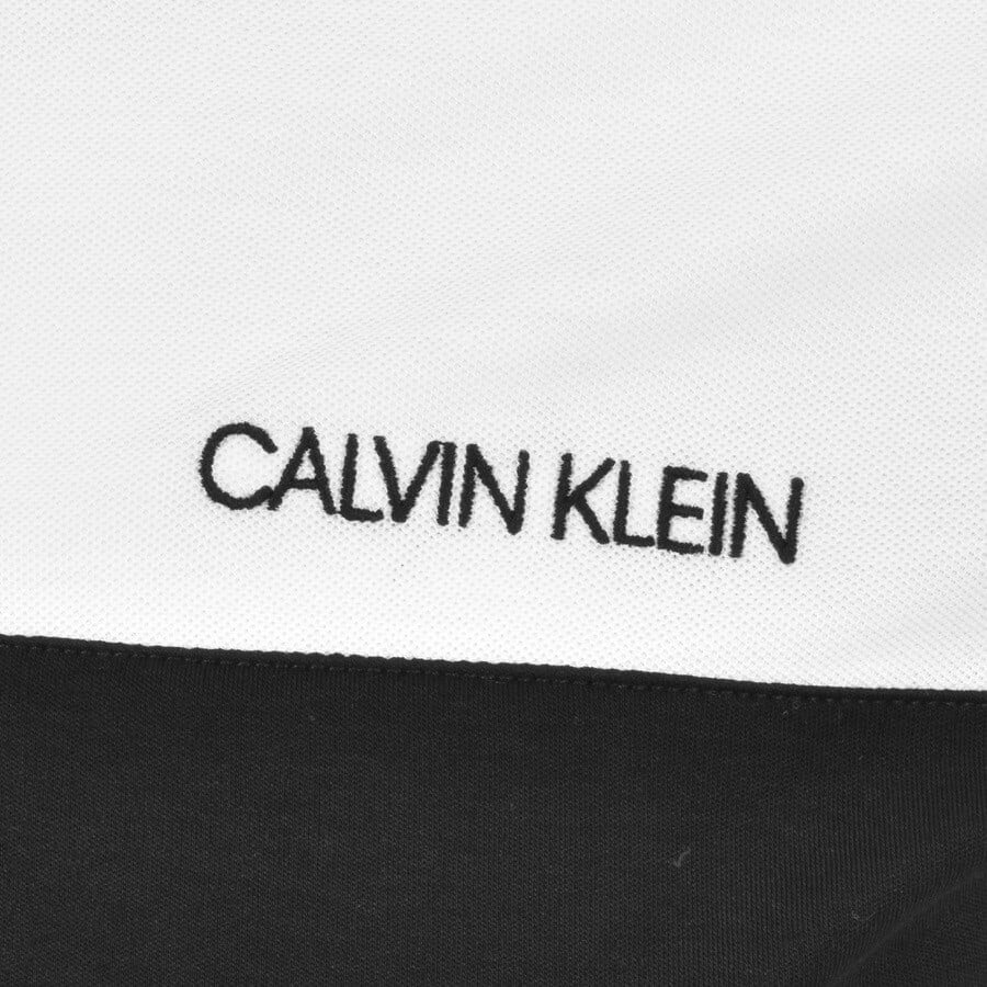 Alternative Image for ProductCalvin Klein Short Sleeved Polo T Shirt White3