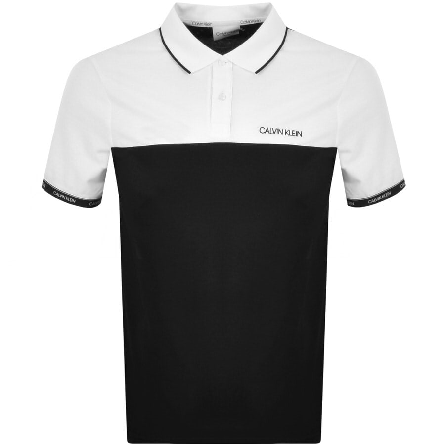 Alternative Image for ProductCalvin Klein Short Sleeved Polo T Shirt White1