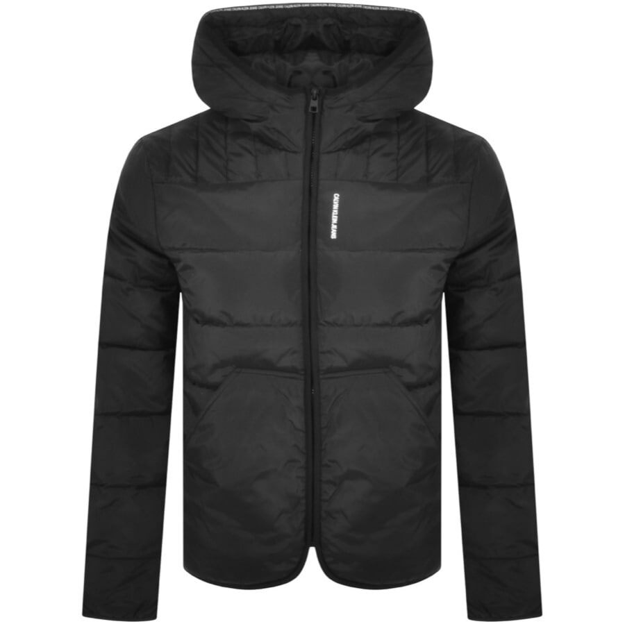 Alternative Image for ProductCalvin Klein Jeans Hooded Jacket Black1