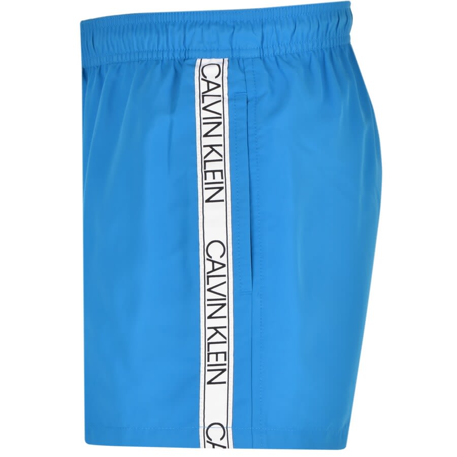 Alternative Image for ProductCalvin Klein Logo Swim Shorts Blue3