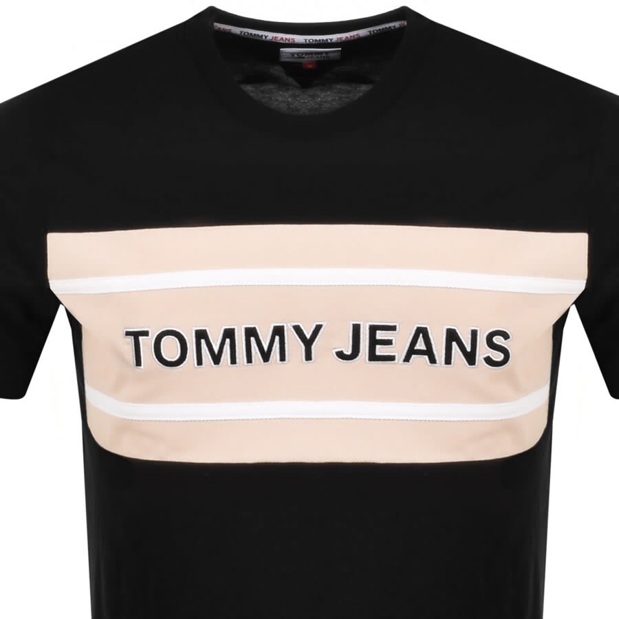 Alternative Image for ProductTommy Jeans Block Stripe T Shirt Black2