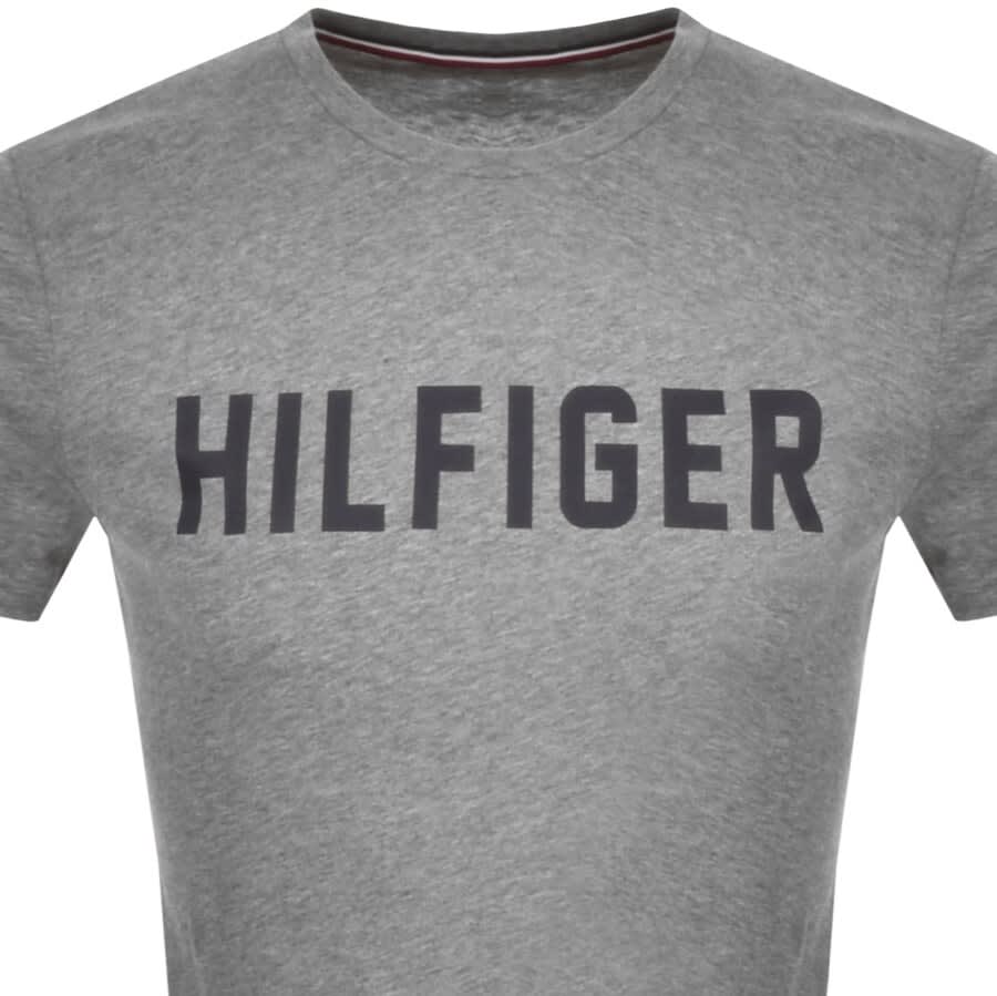 Alternative Image for ProductTommy Hilfiger Logo T Shirt Grey2