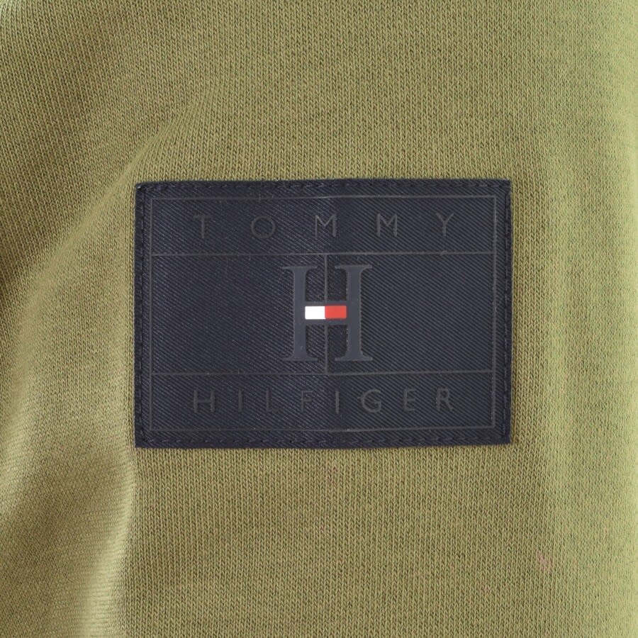Alternative Image for ProductTommy Hilfiger Mix Media Full Zip Hoodie Green3