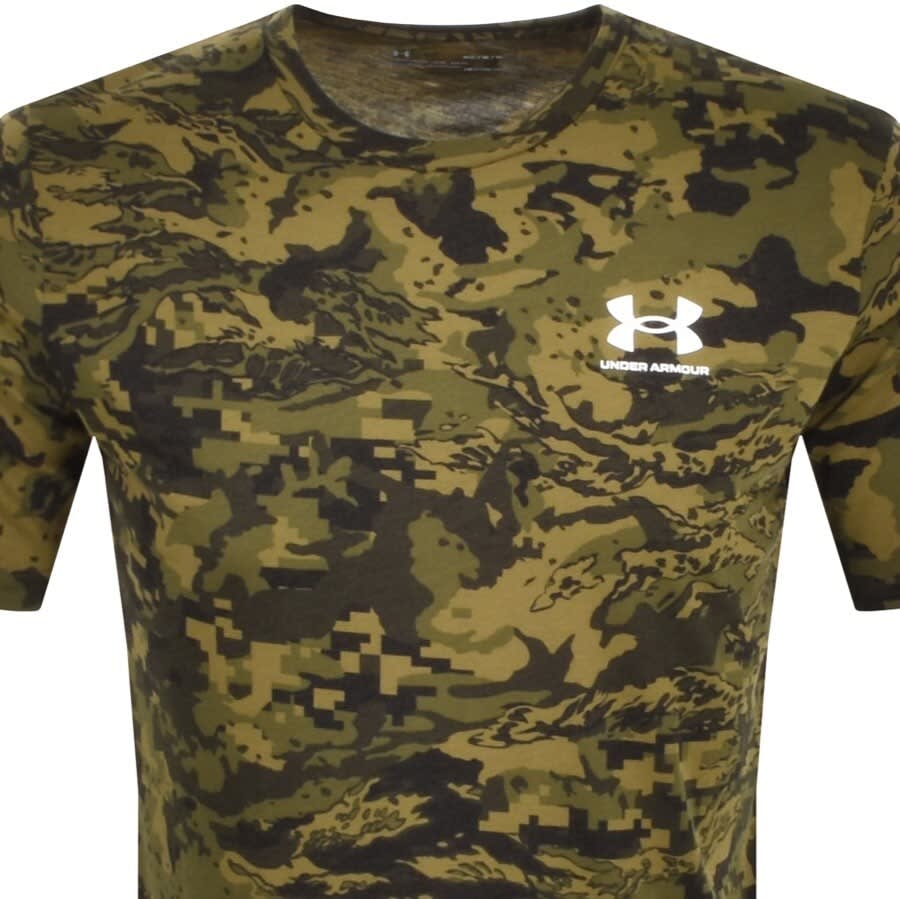 Alternative Image for ProductUnder Armour Loose Camo Short Sleeve T Shirt Green2