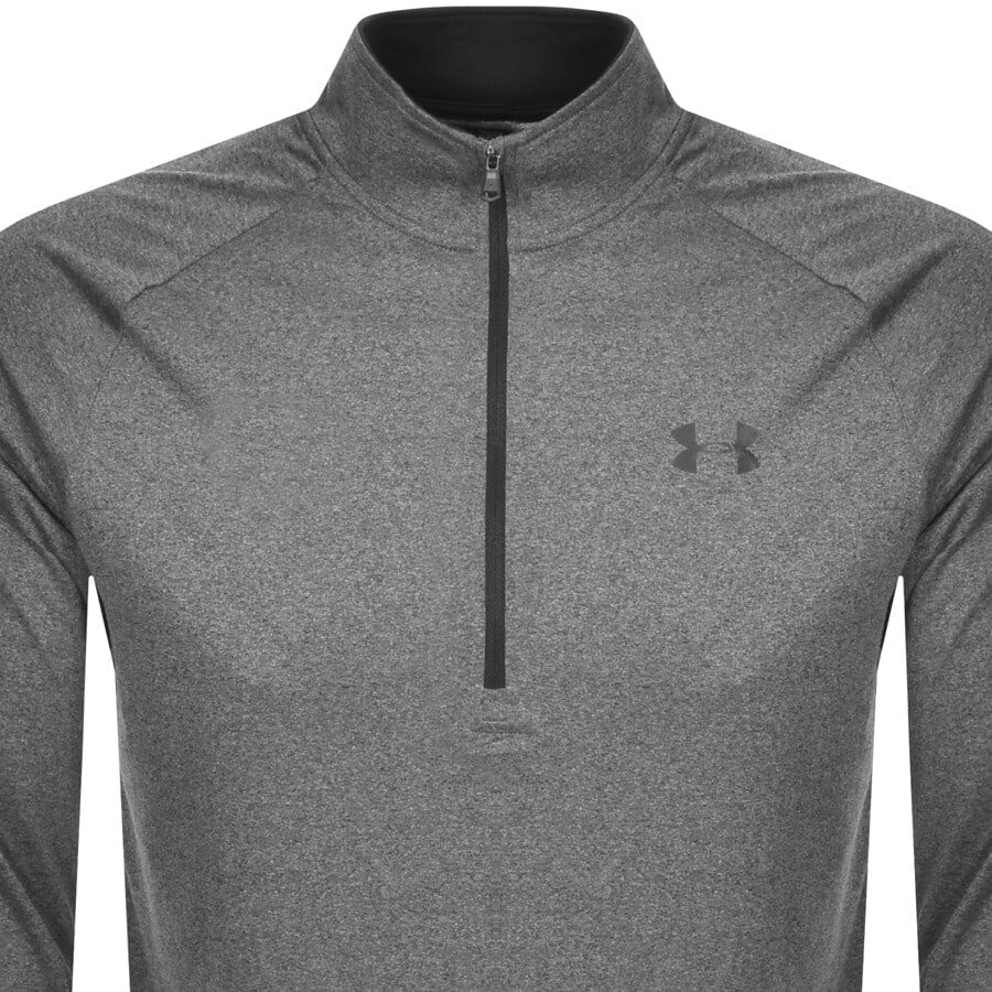 Alternative Image for ProductUnder Armour Half Zip Tech Sweatshirt Grey2