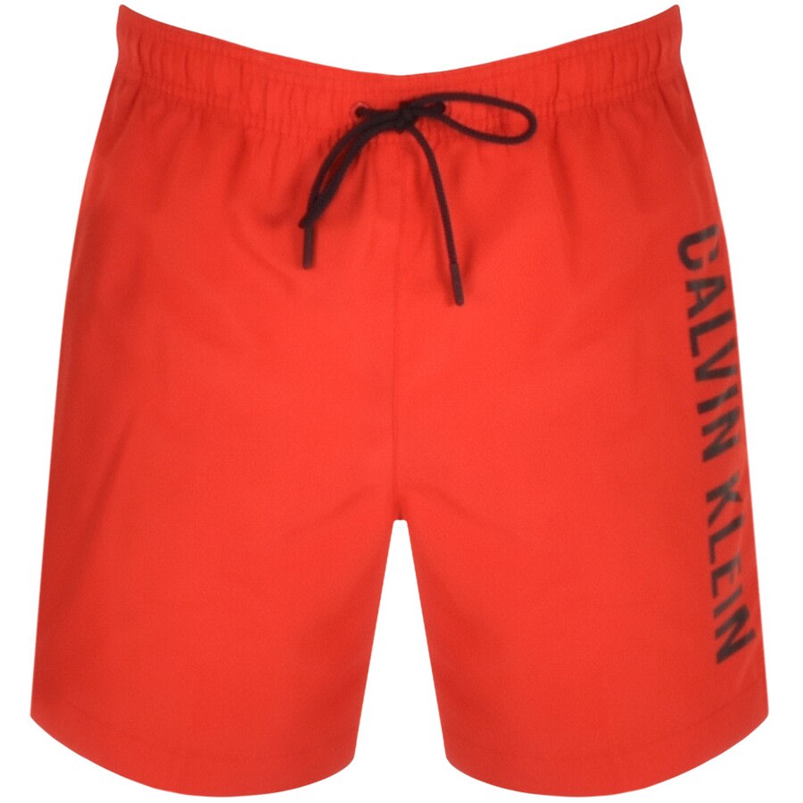 Alternative Image for ProductCalvin Klein Logo Swim Shorts Red1