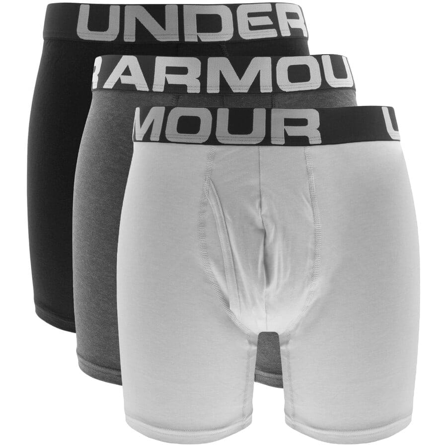 Alternative Image for ProductUnder Armour Boxerjock 3 Pack Boxer Shorts Black1