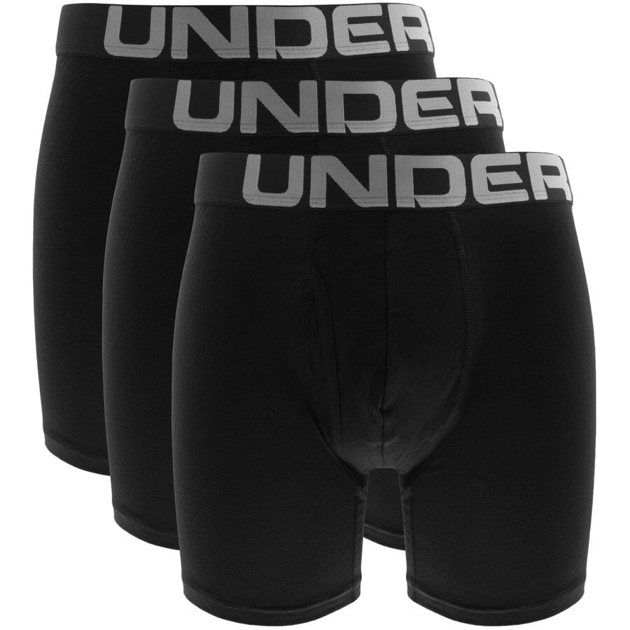Alternative Image for ProductUnder Armour Boxerjock 3 Pack Boxer Shorts Black1