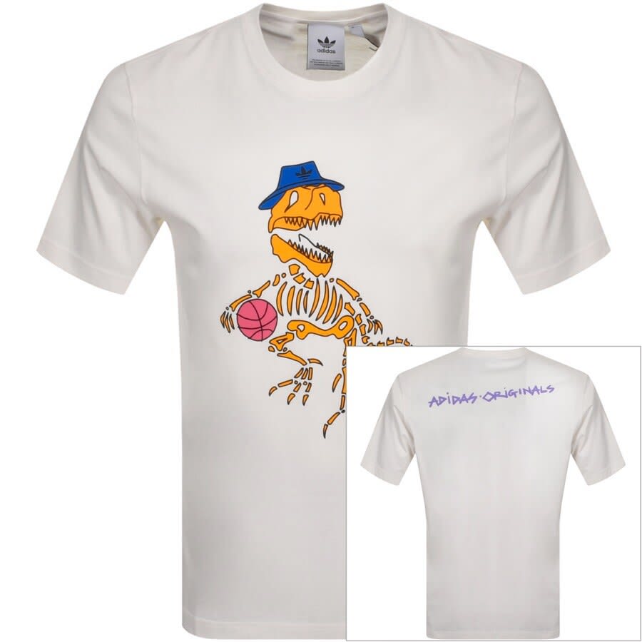 Alternative Image for Productadidas Originals 5 Dino T Shirt White1