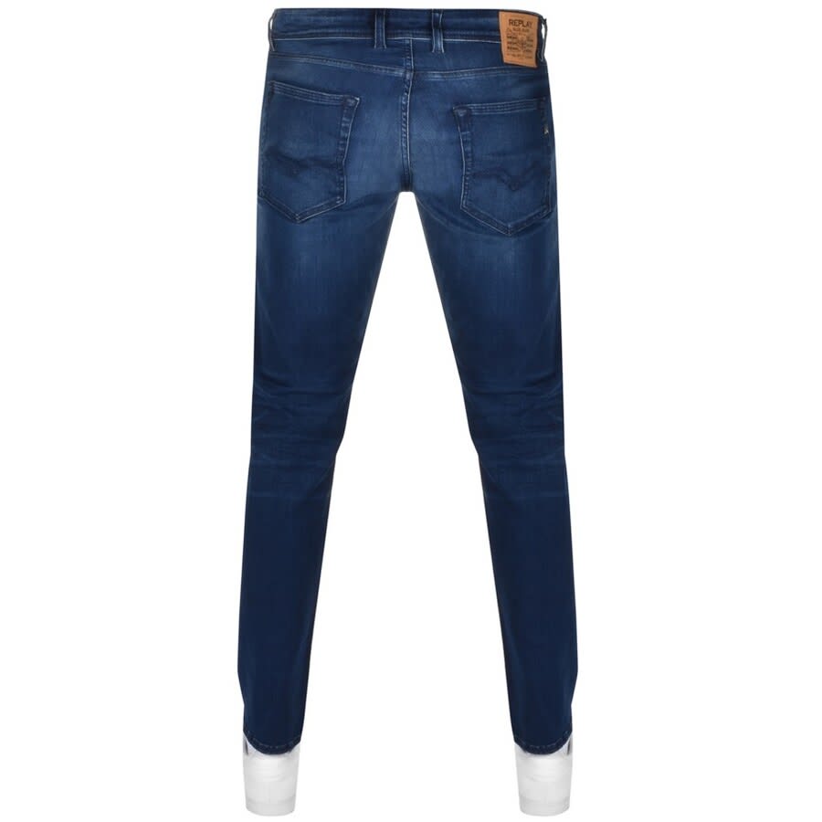 Alternative Image for ProductReplay Grover Straight Jeans Blue2