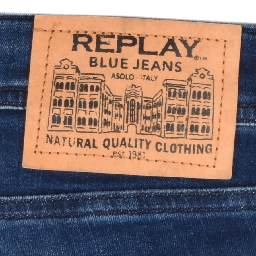 Alternative Image for ProductReplay Grover Straight Jeans Blue3