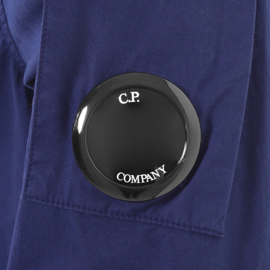 Alternative Image for ProductCP Company Long Sleeved Full Zip Overshirt Blue3