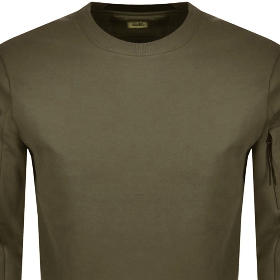 Alternative Image for ProductCP Company Crew Neck Sweatshirt Green2