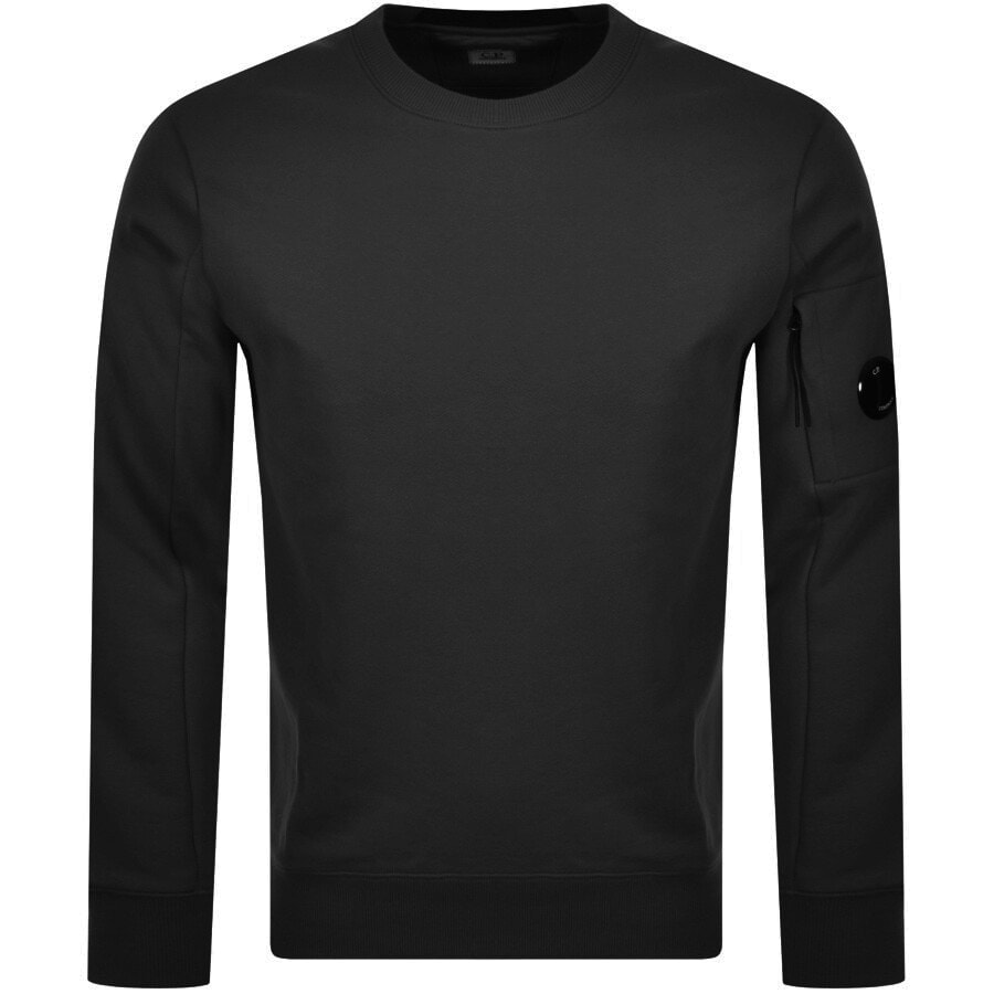 Alternative Image for ProductCP Company Crew Neck Sweatshirt Black1