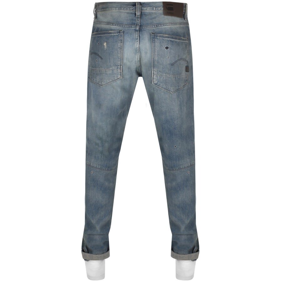 Alternative Image for ProductG Star Raw Grip 3D Relaxed Tapered Jeans Blue2