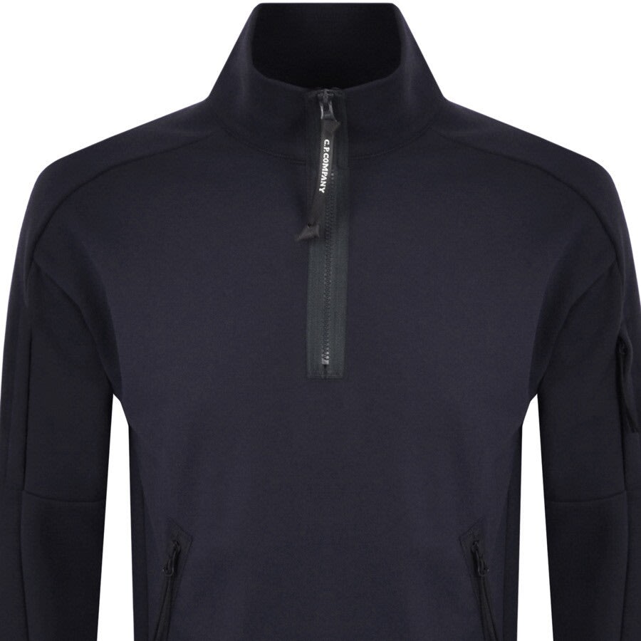 Alternative Image for ProductCP Company Half Zip Sweatshirt Navy2