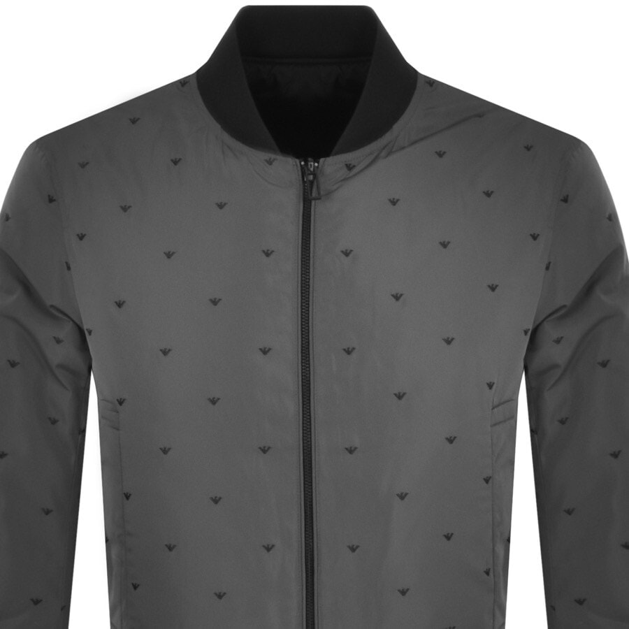 Alternative Image for ProductEmporio Armani Padded Reversible Jacket Grey2