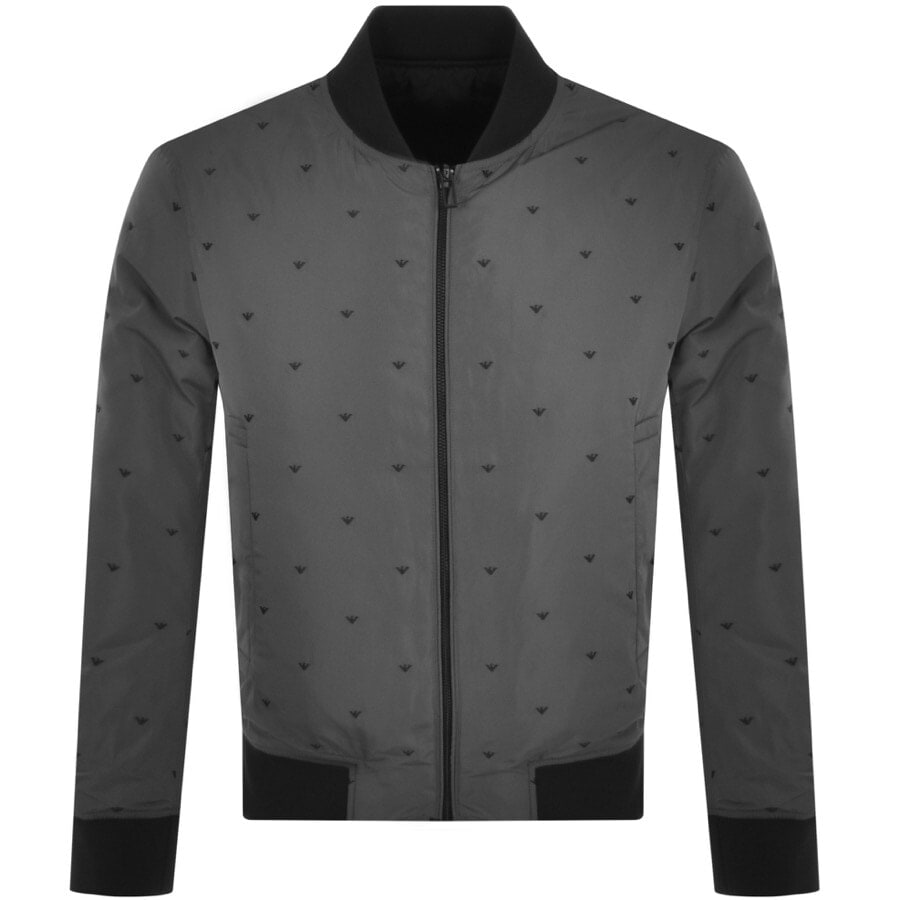 Alternative Image for ProductEmporio Armani Padded Reversible Jacket Grey1