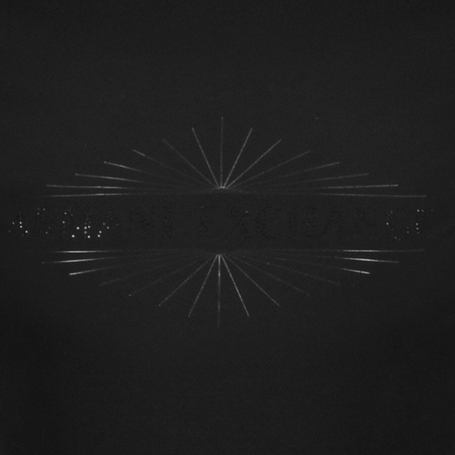 Alternative Image for ProductArmani Exchange Slim Crew Neck Logo T Shirt Black3