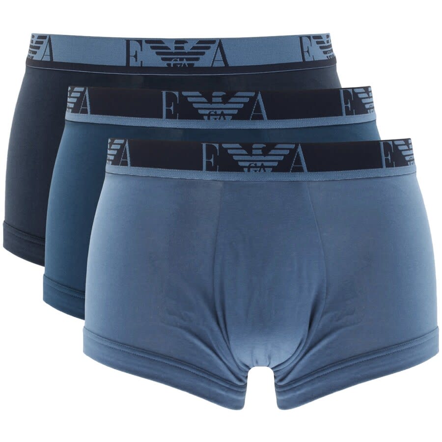 Alternative Image for ProductEmporio Armani Underwear 3 Pack Boxer Trunks Navy1