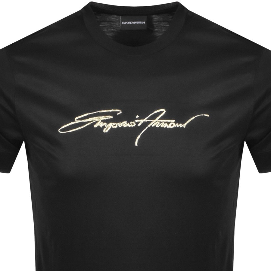 Alternative Image for ProductEmporio Armani Logo T Shirt Black2