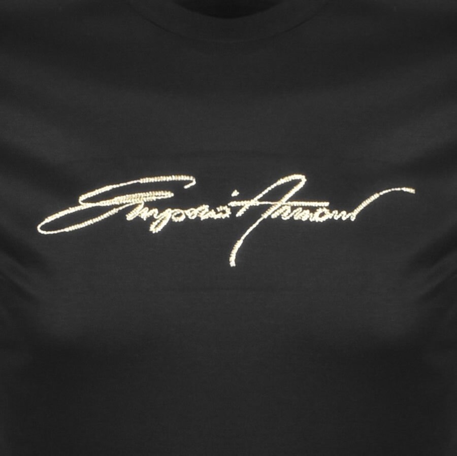 Alternative Image for ProductEmporio Armani Logo T Shirt Black3