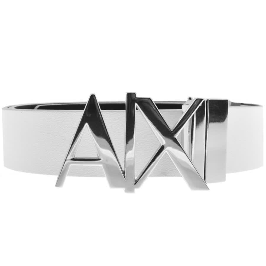 Alternative Image for ProductArmani Exchange Reversible Belt White1