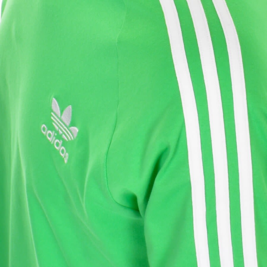 Alternative Image for Productadidas Originals 3 Stripe T Shirt Green3