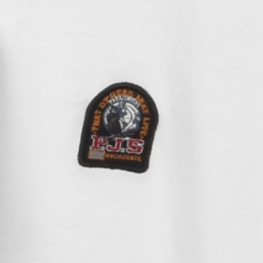 Alternative Image for ProductParajumpers Patch T Shirt White3