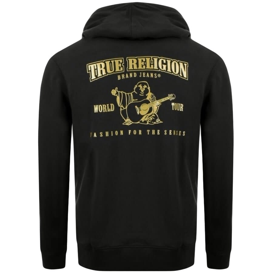 Alternative Image for ProductTrue Religion Double Puff Full Zip Hoodie Black2