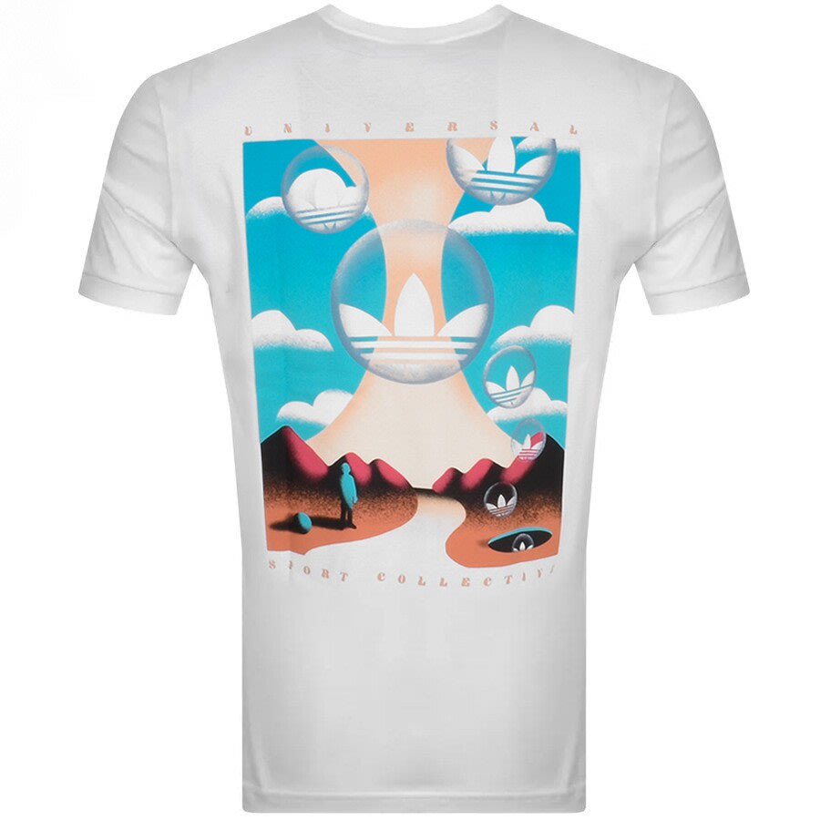 Alternative Image for Productadidas Originals Summer Box T Shirt White3
