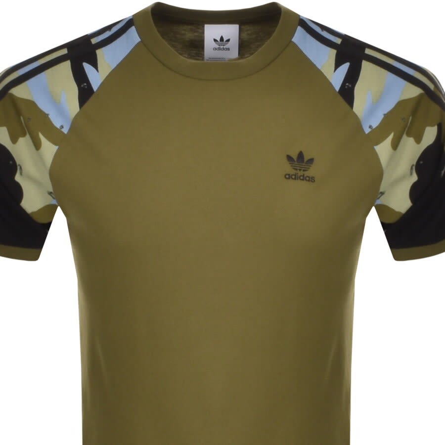 Alternative Image for Productadidas Originals Camo T Shirt Green2