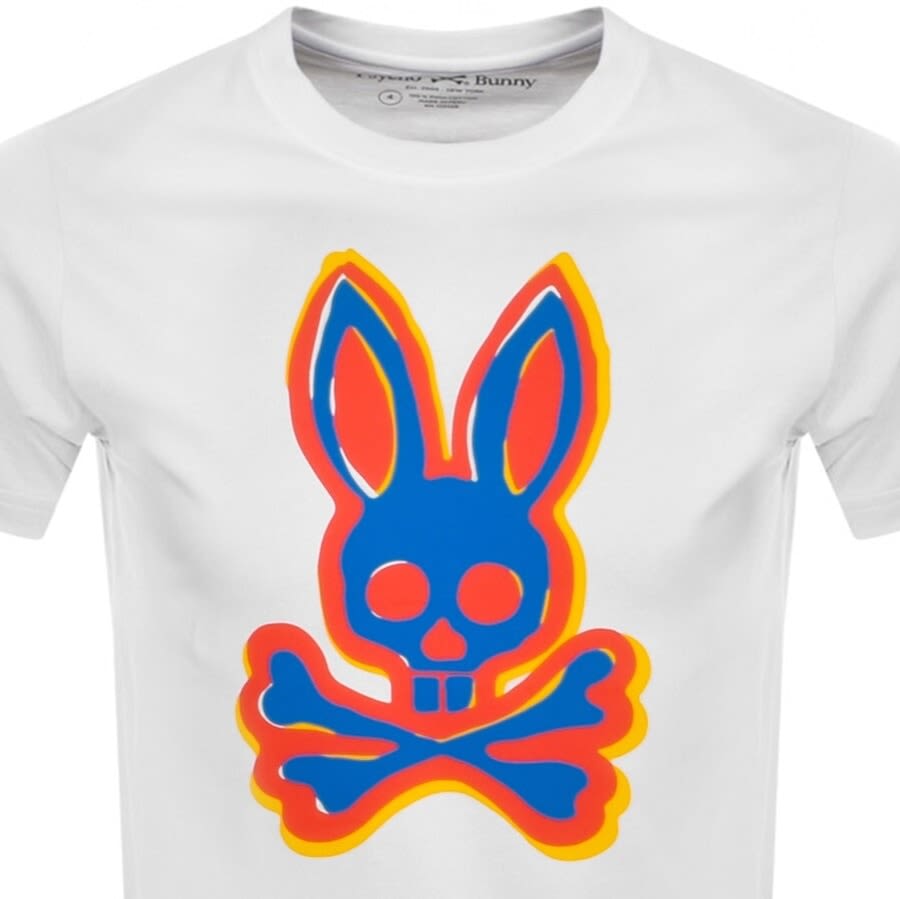 Alternative Image for ProductPsycho Bunny Calder Crew Neck T Shirt White2